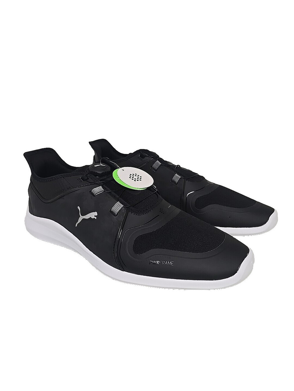 Puma Men's Ignite Fasten8 194541-02 Disc Golf Shoe Black/White Size 14M